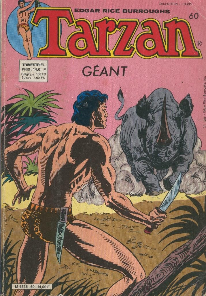 TARZAN GEANT (4a Serie Sagedition): Numero 60: La vengeance de la jungle