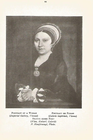 Lamina 083: HOLBEIN. Retrato de mujer