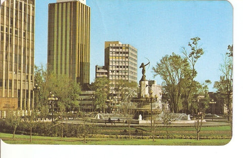 Postal 024607 : Fuente de Diana frente al Paseo de la Reforma Mexico D.F.