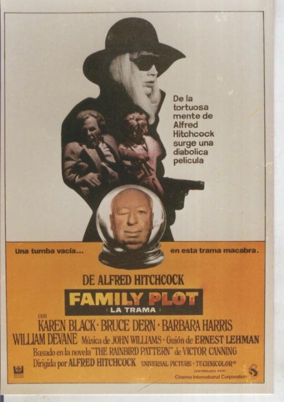 Foto cine 311: Family Plot, la trama (Karen Black-Bruce Dern)