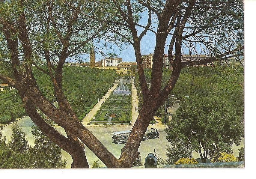 Postal 030996 : Zaragoza Parque Primo de Rivera