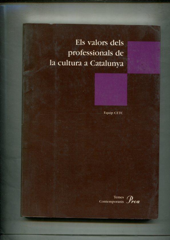 Els valors dels professionals de la cultura a Catalunya