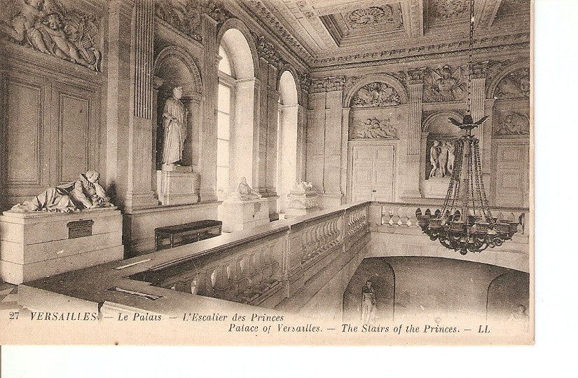 Postal 027365 : Versailles. Le Palais. LEscalier des Princes , Palace of Versailles. The Stairs of the Princes