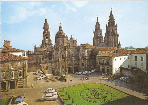 Postal 020650 : Catedral, fachada de Azabacheria - Santiago de Compostela