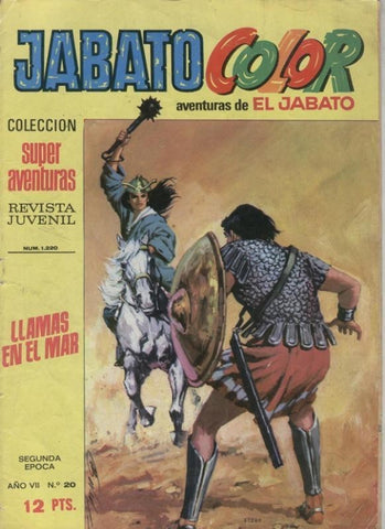 Jabato color segunda epoca numero 020: Llamas en el mar