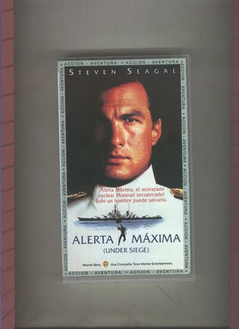 Video VHS: Alerta Maxima (Steven Seagal)