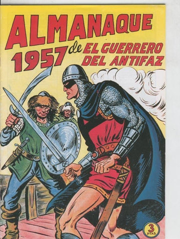 Facsimil: El Guerrero del Antifaz almanaque 1957: El pirata tartaro