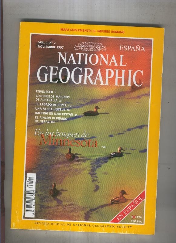 NATIONAL GEOGRAPHIC  Vol.1  Numero 02 (numerado 02 en trasera)
