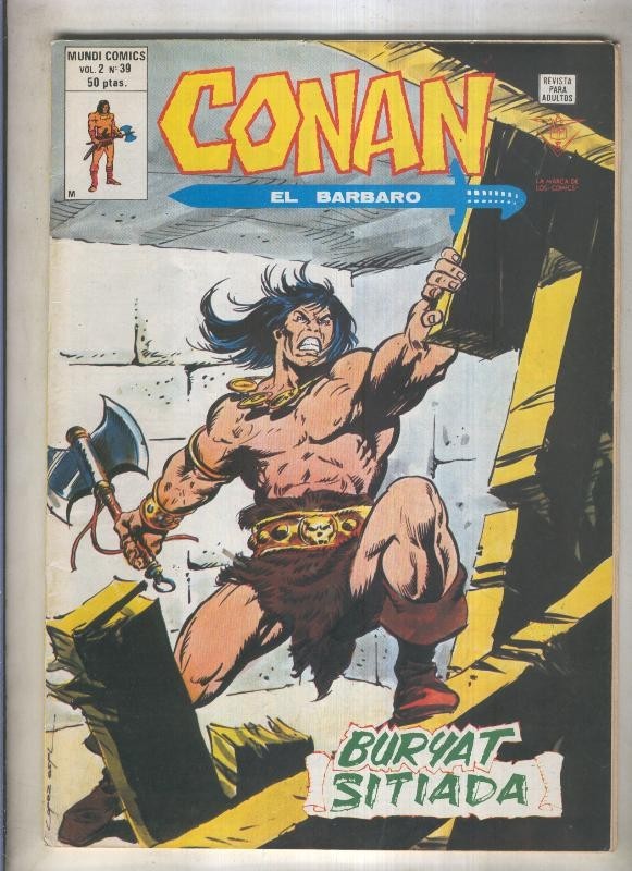 Conan el Barbaro volumen 2 numero 39 (numerado 3 en trasera)