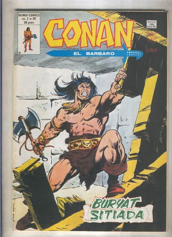 Conan el Barbaro volumen 2 numero 39 (numerado 3 en trasera)