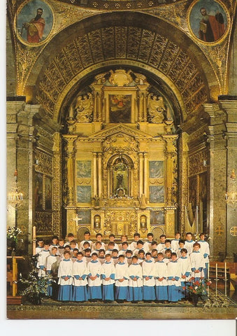Postal 041112 : Santuari de Lluc (Mallorca). Basilica: Presbiteri i Escolania