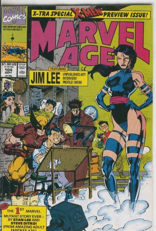 Marvel Age numero 103 de 1991