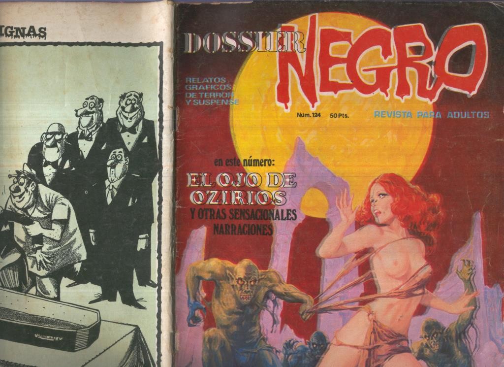 Dossier Negro numero 124 (numerado 2 en trasera) (cubierta fuera registro)
