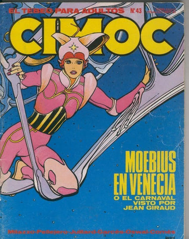 Cimoc revista numero 043: Moebius, Milazzo,, Garces,. Oswal