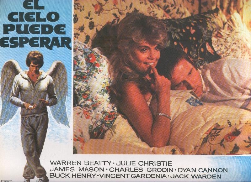 Caratula cine: El cielo puede esperar, un film de Warren Beatty , numerada 9 en trasera