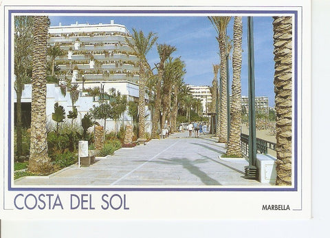 Postal 034956 : Marbella. Paseo maritimo