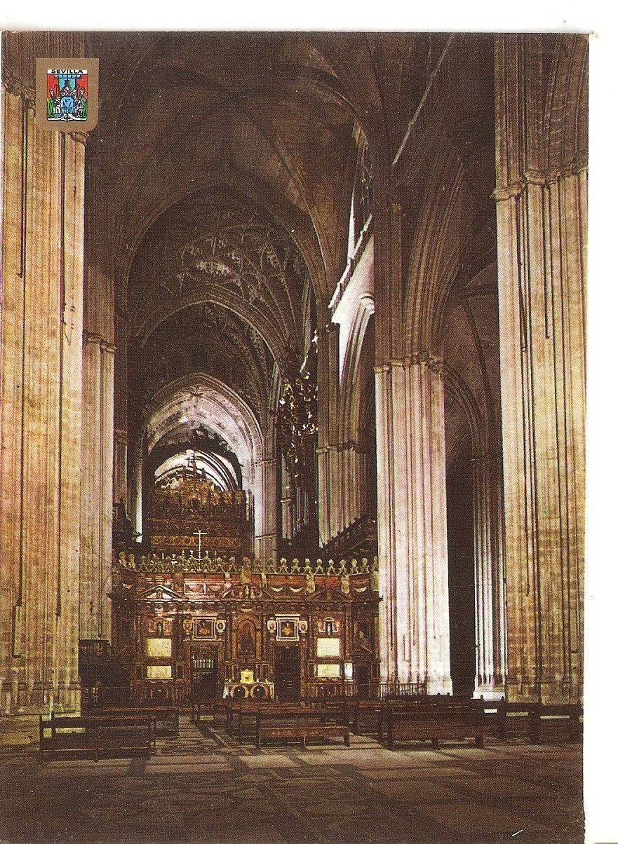 Postal 038495 : Catedral de Sevilla. Trascoro