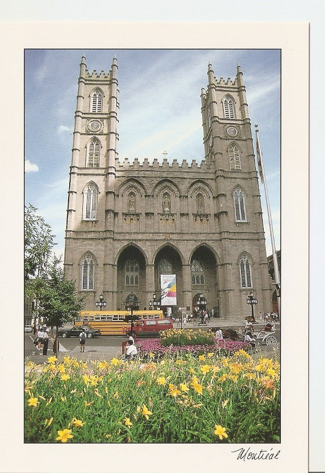 Postal 043872 : Vieux-Montreal. The Notre-Dame Basilica