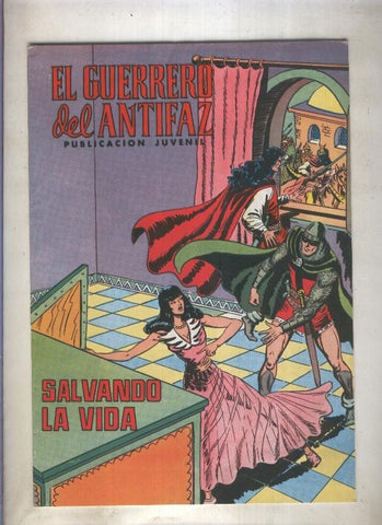 El Guerrero del Antifaz color numero 136: Salvando la vida (numerado 1 en trasera)