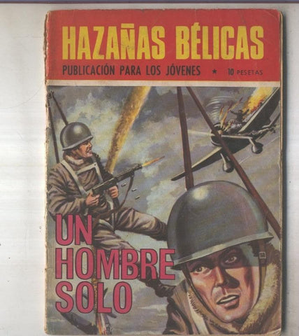 Hazañas Belicas libreta numero 219 Un hombre solo