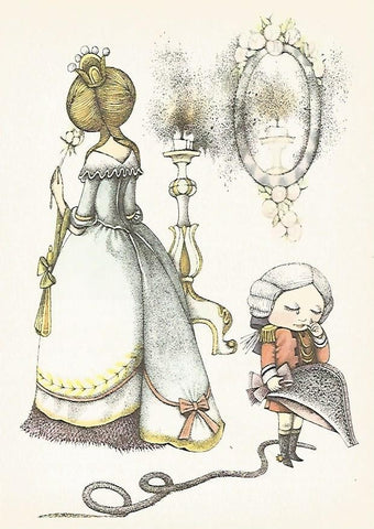 LAMINA 1895: Ilustracion de E. Petiiska y D. Berkova para Cascanueces