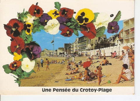Postal 040187 : La Cote dOpale. Le Crotoy-Plage (Somme 80). La Plage