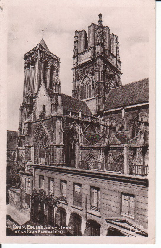 Postal-Postcard 17351: CAEN - Eglise Saint Jean et la Tour Penche