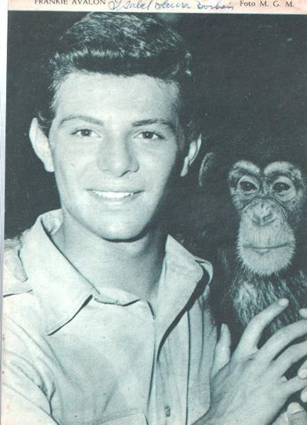 Mary Noticias numero 048: El ladron de joyas, trasera foto artista Frankie Avalon