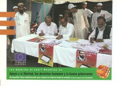 Postal 047740 : EuropeAid. Apoyo a la libertad los derechos humanos y la buena governanza