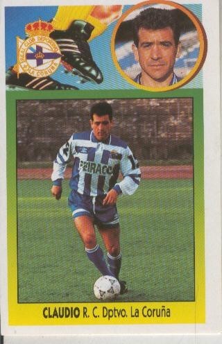 Cromo Liga 93/94: Claudio del R.C.Dptvo La Coruña