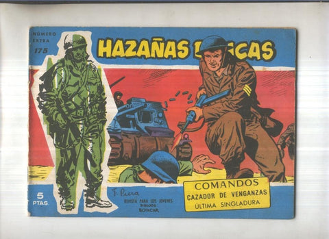 Hazañas Belicas Azules numero 175: Comandos-Cazador de venganzas-ultima singladura