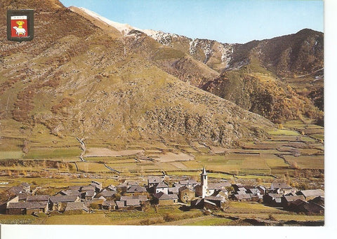 Postal 042487 : Pirineu Catala (Lleida). Vall Farrera. Areo. Vista general