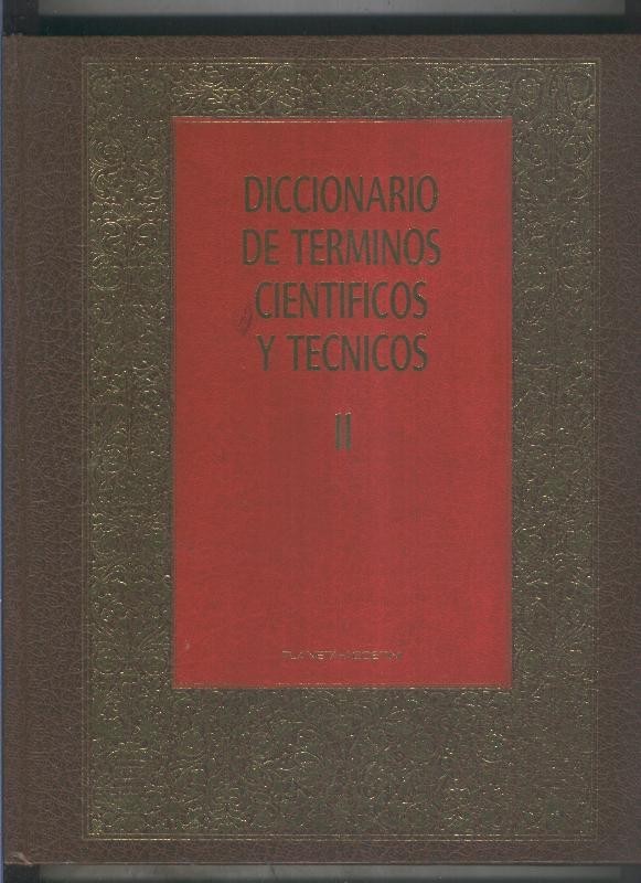 Diccionario de terminos cientificos y tecnicos volumen II: CAM-DIA