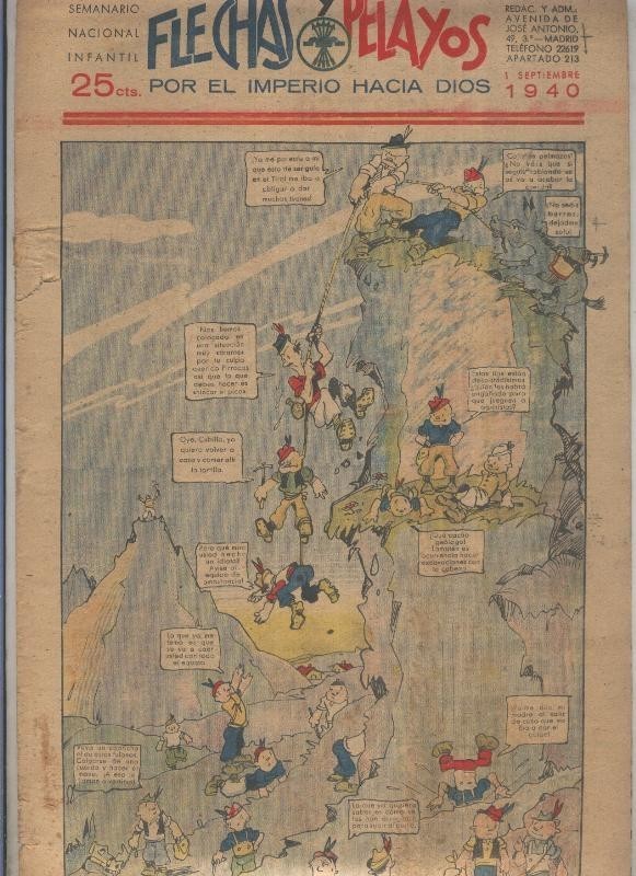 Flechas y Pelayos numero 091 del 1.septiembre.1940