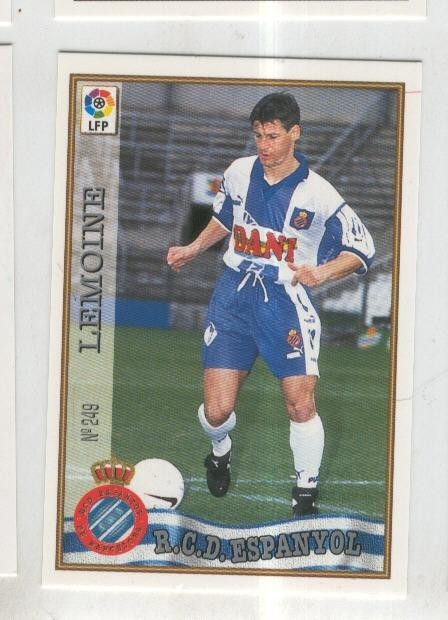 Cromo Liga 97/98: R.C.D.Espanyol numero 249: Lemoine