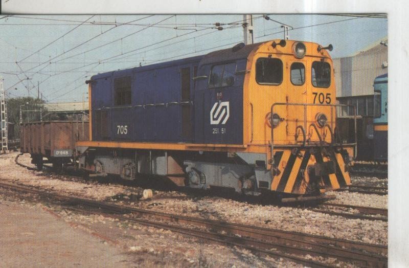 Postal 011411: Locomotora diesel electrica 705