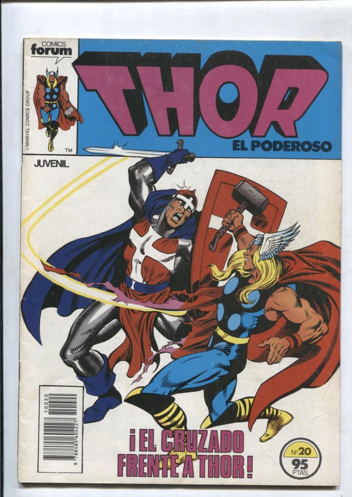 Thor el poderoso volumen 1 numero 20: (numerado 1 en trasera)