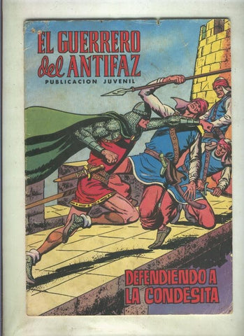 El Guerrero del Antifaz color numero 060: Defendiendo a la condesita (numerado 3 en trasera)