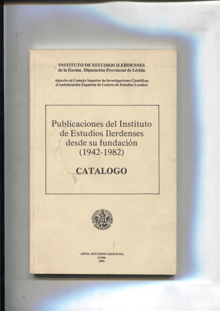 Publicaciones del instituto de estudios Ilerdenses 