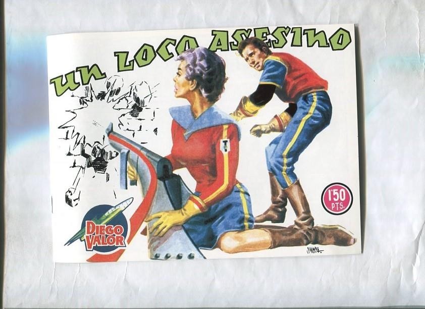 Facsimil: Diego Valor segunda serie numero 37: Un loco asesino