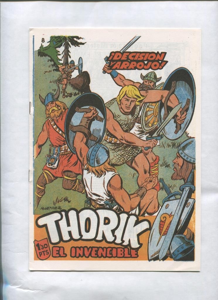 Facsimil: Thorik el invencible numero 08: Decision y arrojo