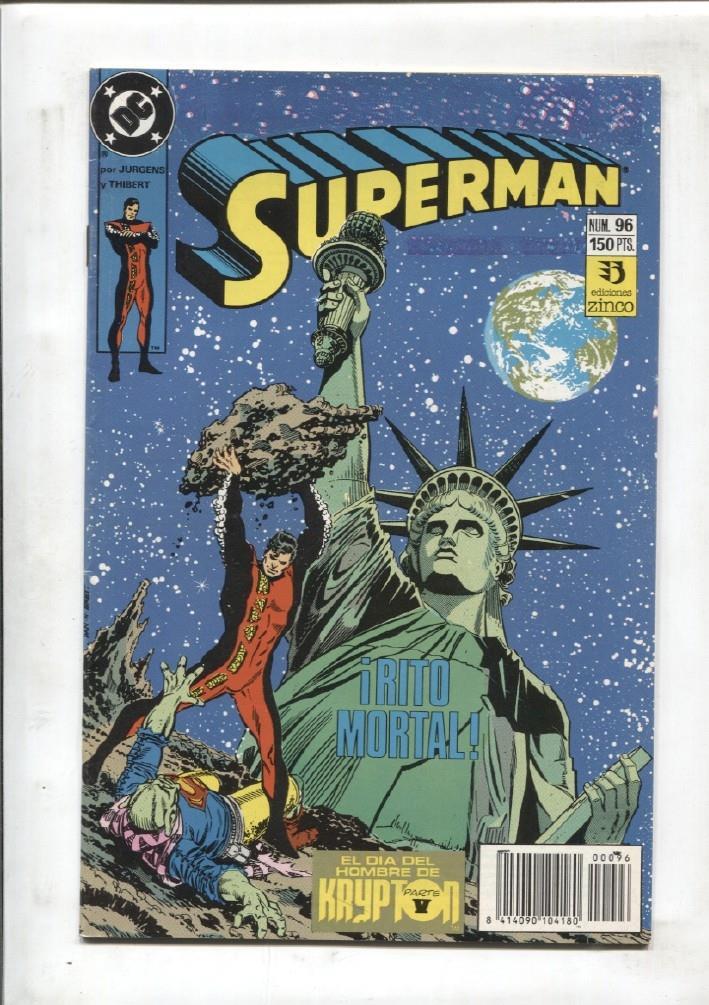 Superman volumen 2 numero 096: El dia del hombre de Krypton 5ª parte