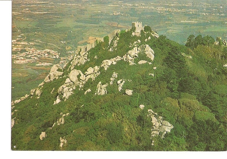 Postal 022602 : Castelo dos Mouros e Vista parcial, Sintra (Portugal)