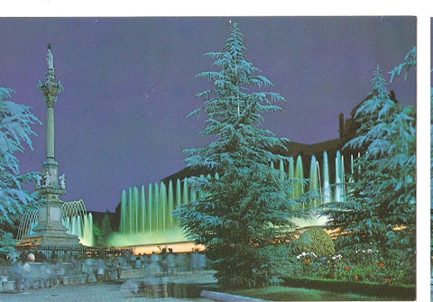 Postal 046599 : Granada. Nocturno. Fuente del Triunfo