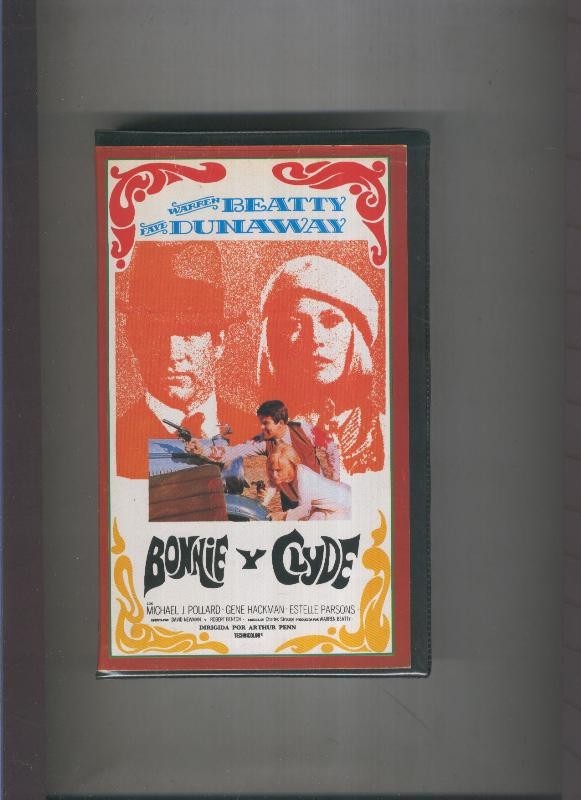 Video VHS: Bonnie y Clyde (Warren Beatty-Faye Dunaway)