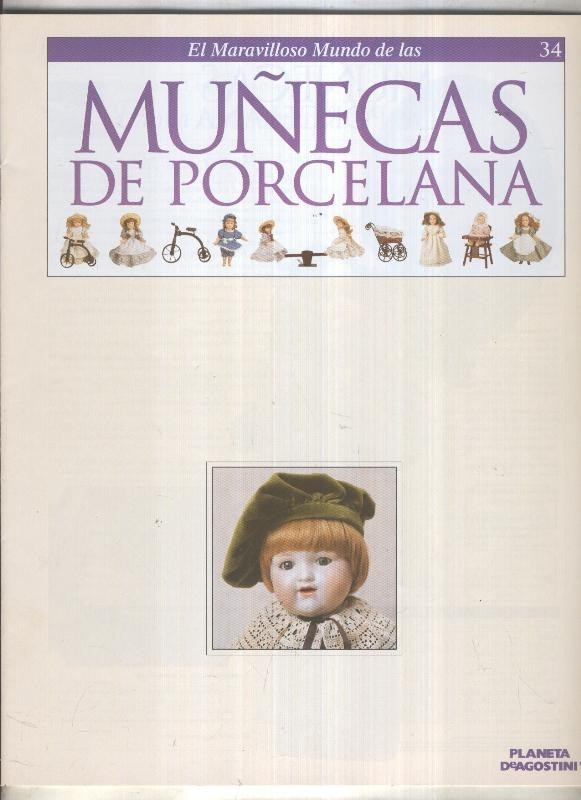 El maravilloso mundo de las muñecas de porcelana fasciculo numero 34