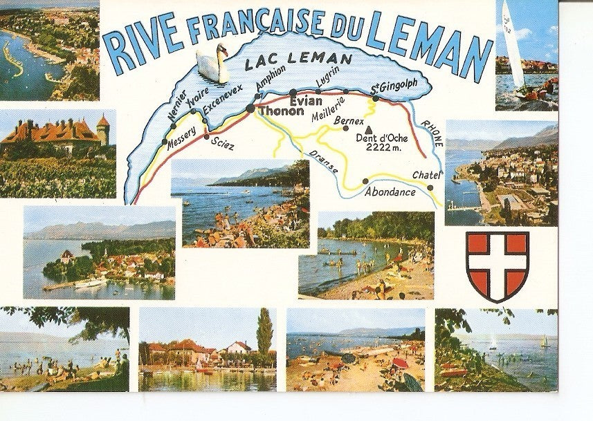 Postal 039889 : Rive Française du Leman