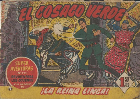 El Cosaco Verde original numero 038: La reina Linga