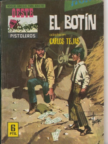 Oeste Pistoleros numero 104: El botin, trasera foto ficha de Jane Fonda