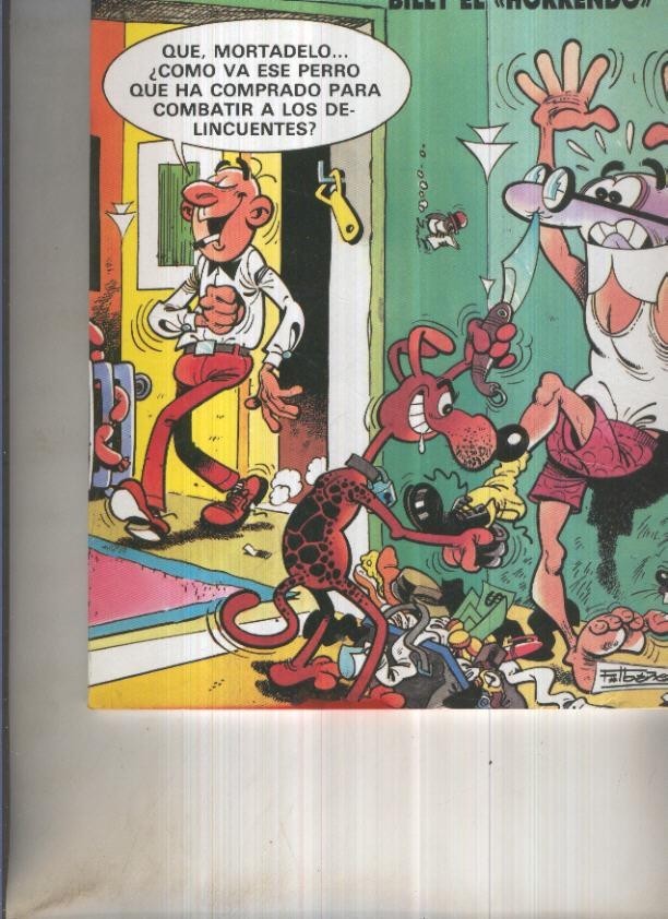 Ole numero 037: Mortadelo y Filemon :Billy el horrendo (numerado 4 en interior trasera)
